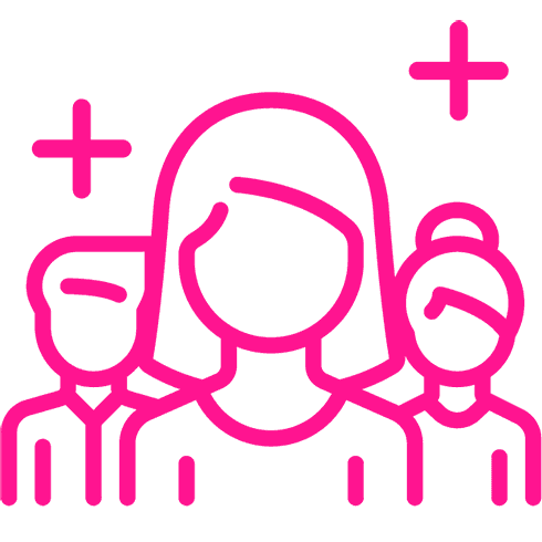 Icono Rosa Equipo de Trabajo