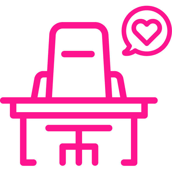 Icono Rosa Oficina