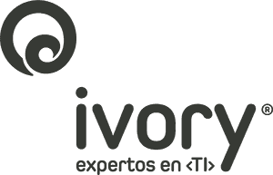 Logotipo Ivory Monocolor Negro